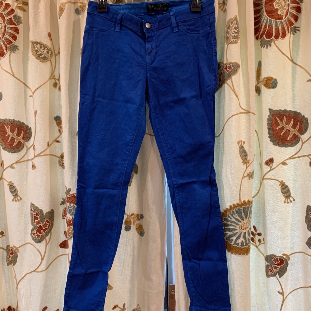 Bright Indigo Blue Guess Jeans